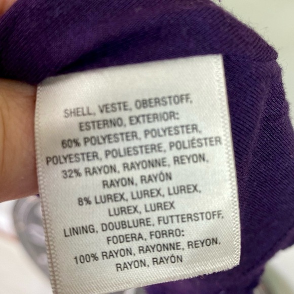 Anthropologie Maeve Pink Floral long sleeve Belted stretch knit dress size L - Picture 10 of 16